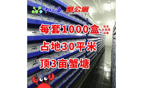 蟹公寓----室内立体循环水养蟹设备